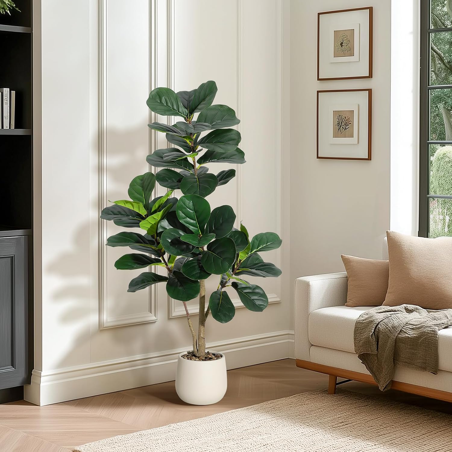 Fiddle Leaf Fig - Pohon Ficus Lyrata Buatan Tinggi 4