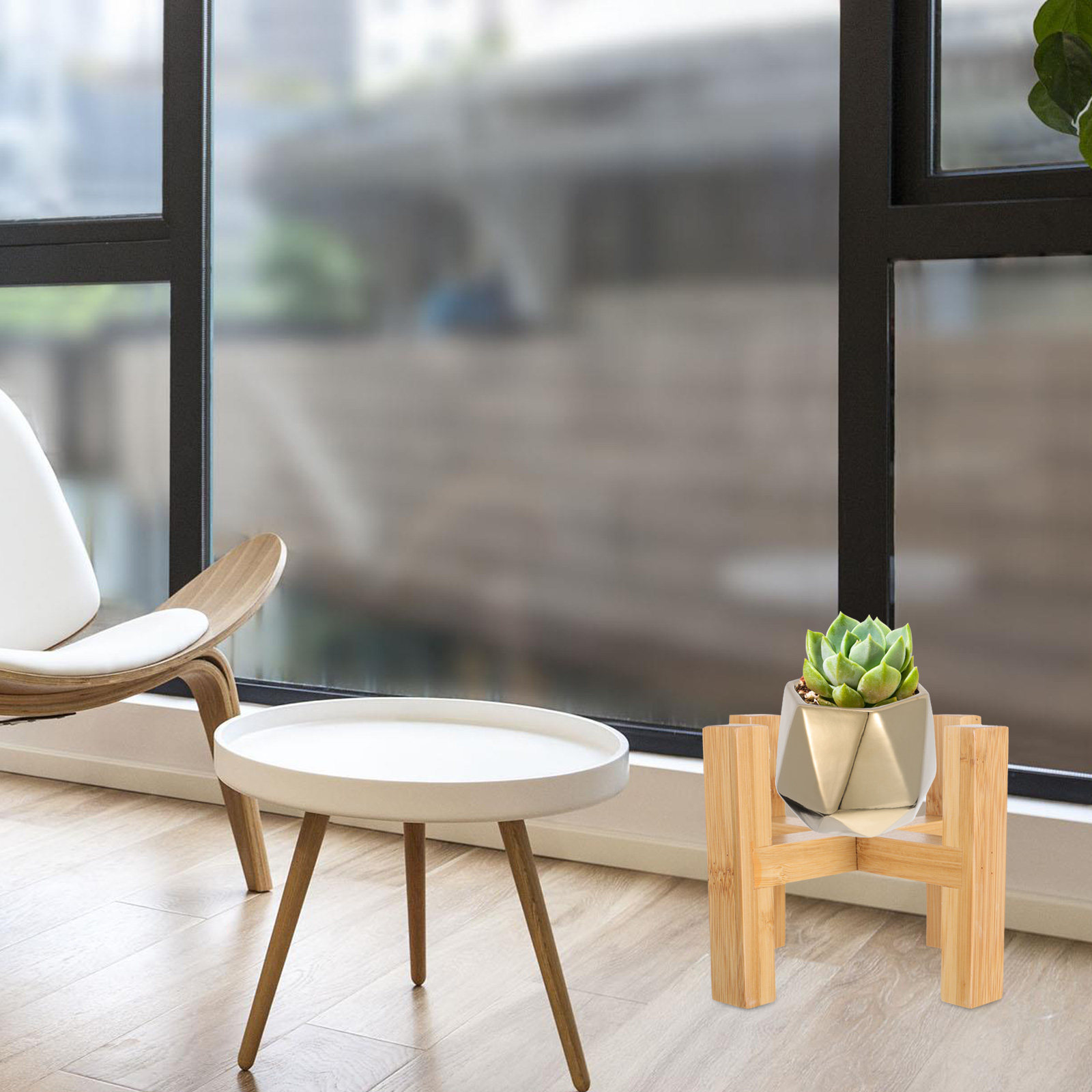 Rak Tanaman Kayu yang Kokoh un - Fiddle Leaf Fig ulasan dan harga