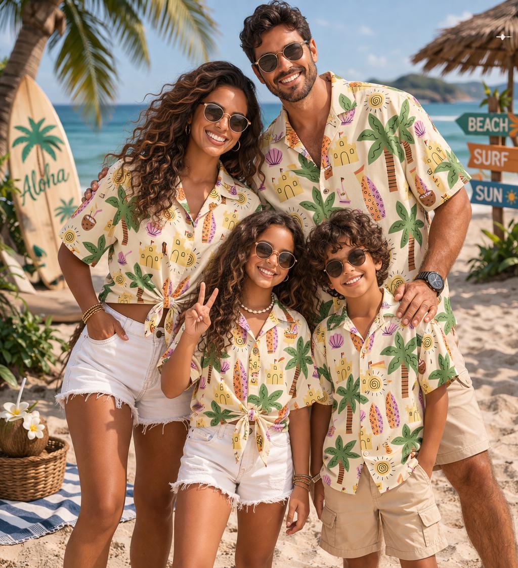 Kemeja Anak Hawaii Motif Bunga - The Plant Parent ulasan dan harga