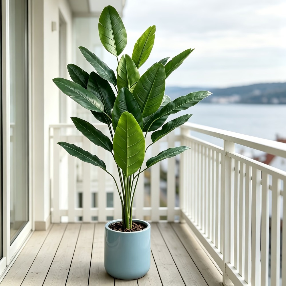 1 Buah Pohon Pisang Buatan Rak - Fiddle Leaf Fig ulasan dan harga