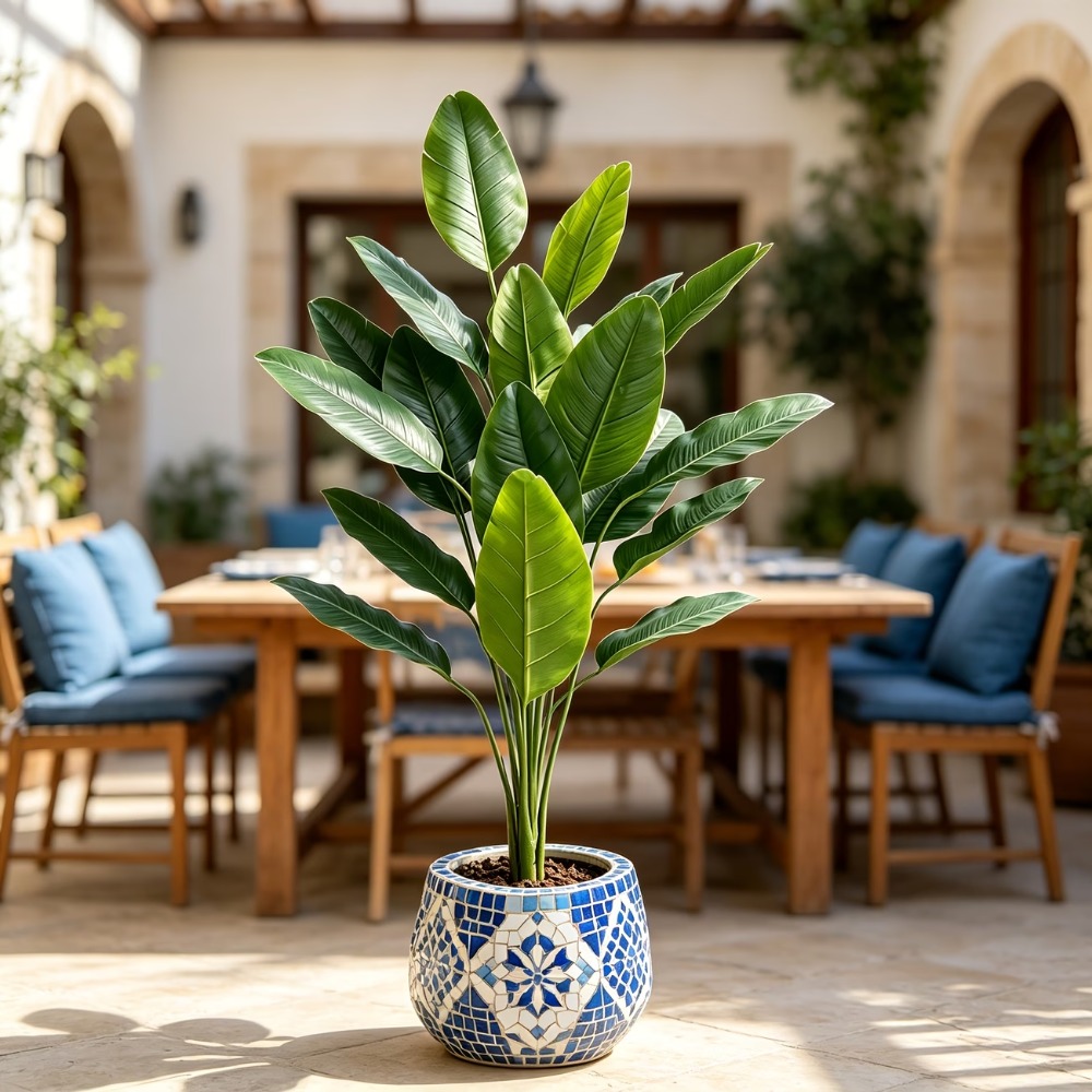 1 Buah Pohon Pisang Buatan Rak - Fiddle Leaf Fig ulasan dan harga