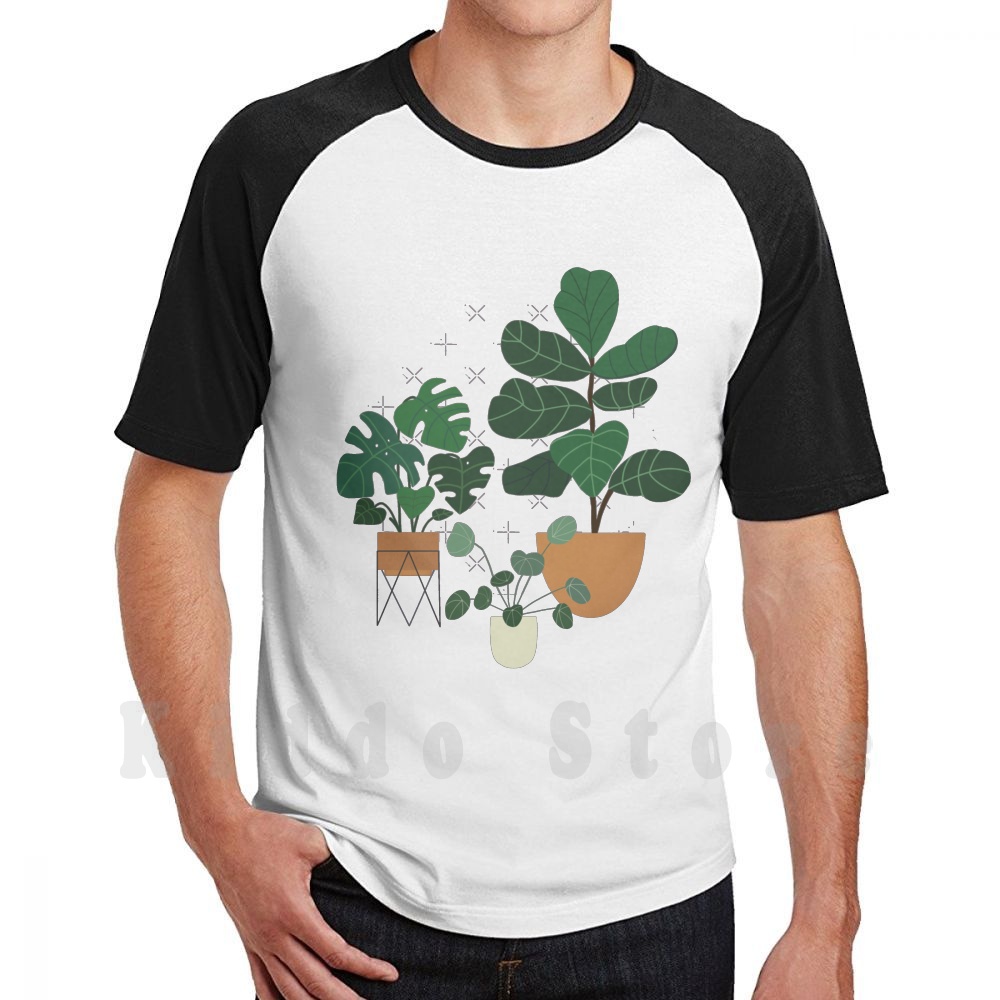 Kaos Plant Friends Katun Pria  - Fiddle Leaf Fig ulasan dan harga