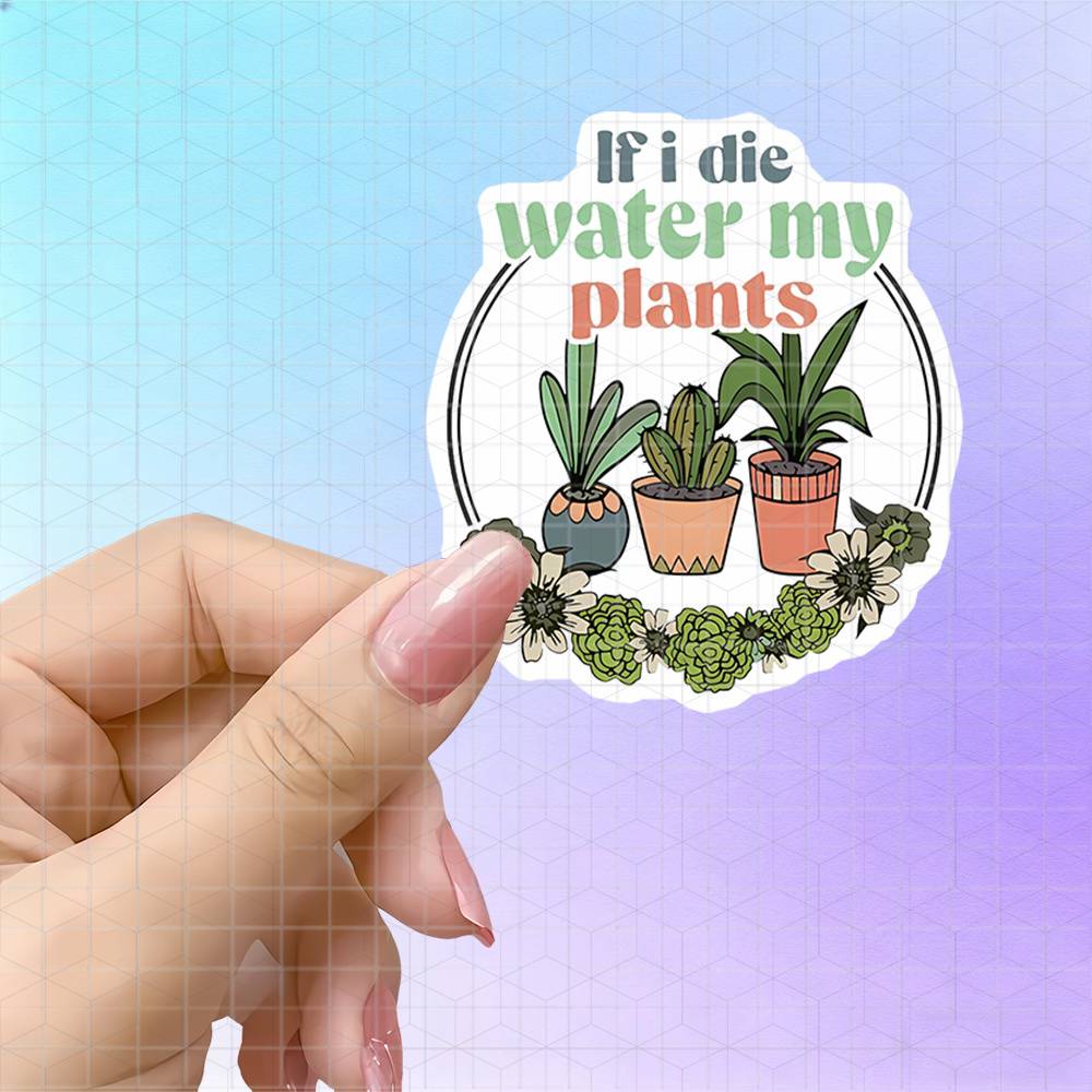 Stiker Vinyl Bertema Tanaman P - The Plant Parent ulasan dan harga