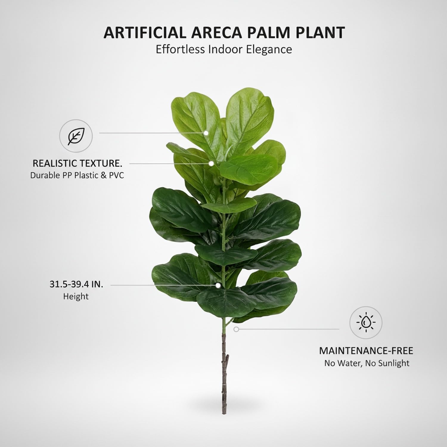 Pohon Fiddle-Leaf Fig Plastik  - Fiddle Leaf Fig ulasan dan harga