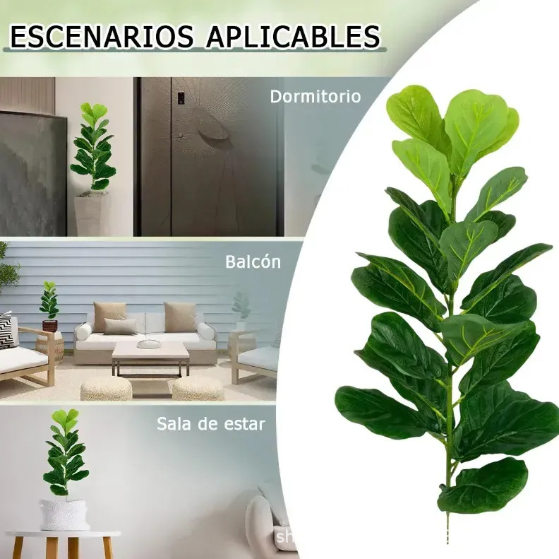 Pohon Fiddle-Leaf Fig Plastik  - Fiddle Leaf Fig ulasan dan harga