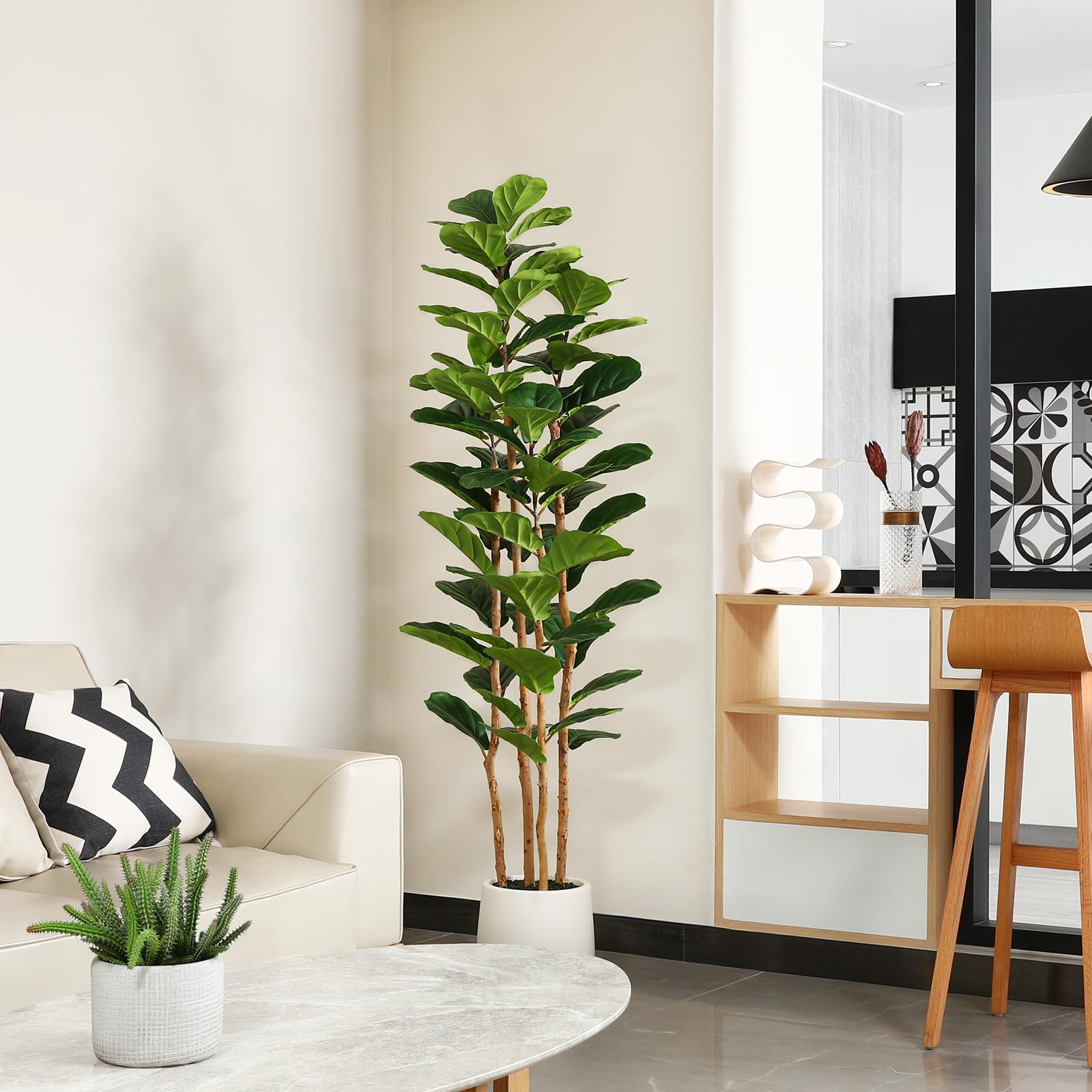 Pohon Ficus Artifisial dengan  - Fiddle Leaf Fig ulasan dan harga