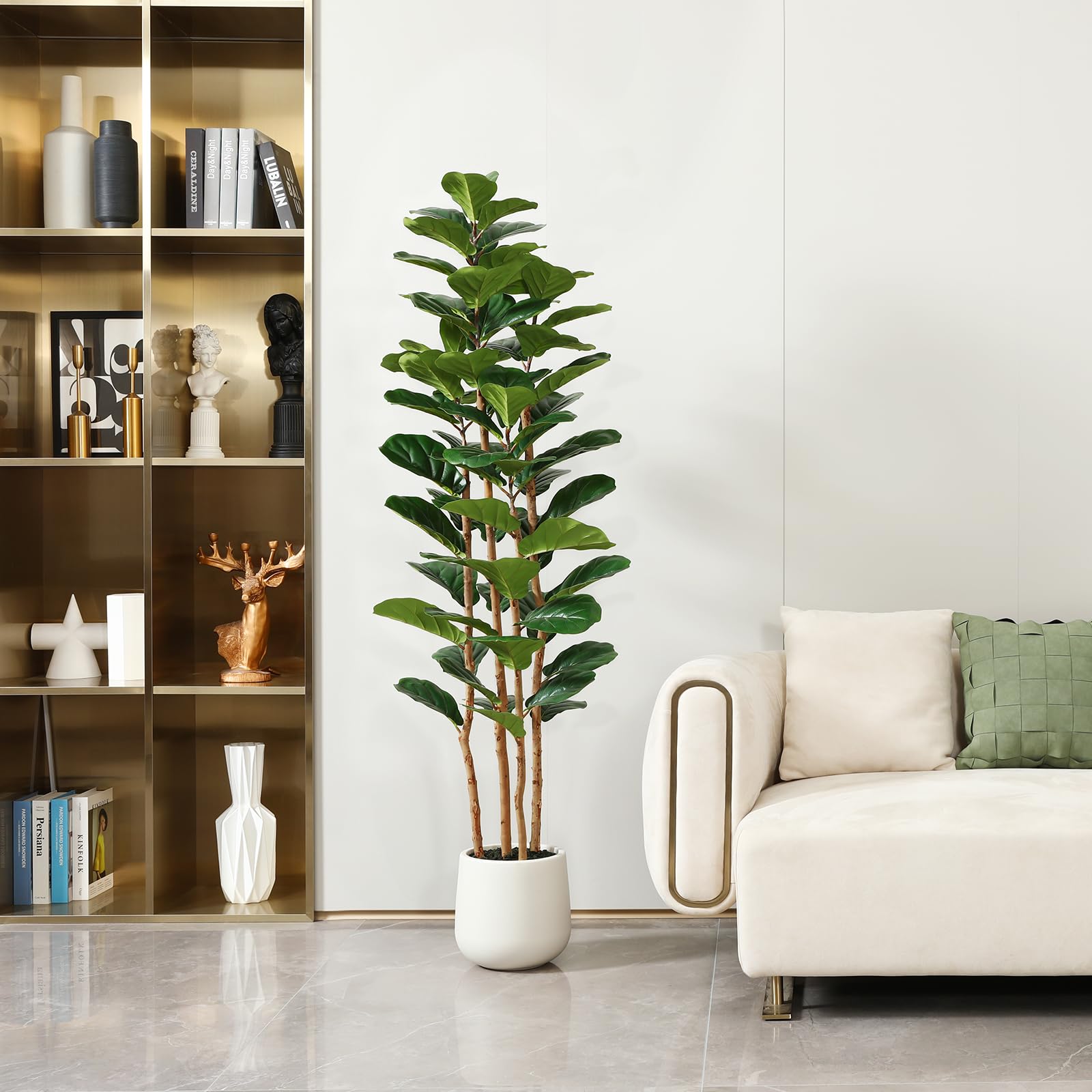 Pohon Ficus Artifisial dengan  - Fiddle Leaf Fig ulasan dan harga
